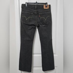 Levi's 515 Jeans Women’s 10M (32x29) Black Nouveau Bootcut Stretch Mid Rise GUC